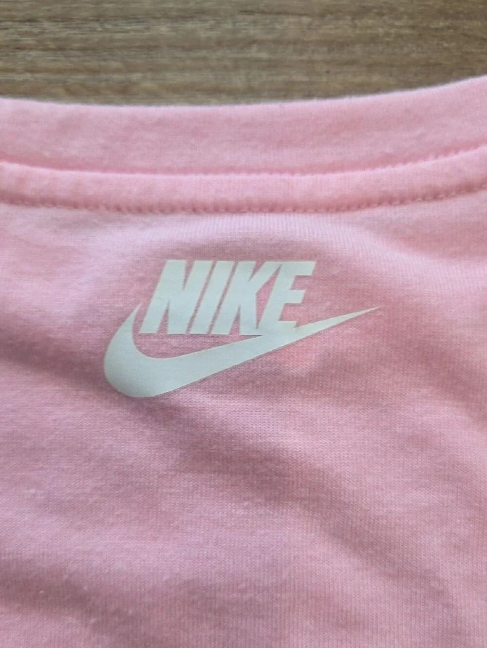Nike Pink Bubble Logo Elastic-Waist Dress